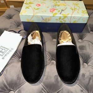 New Size 8 Birdies The Starling Loafer Black Velvet